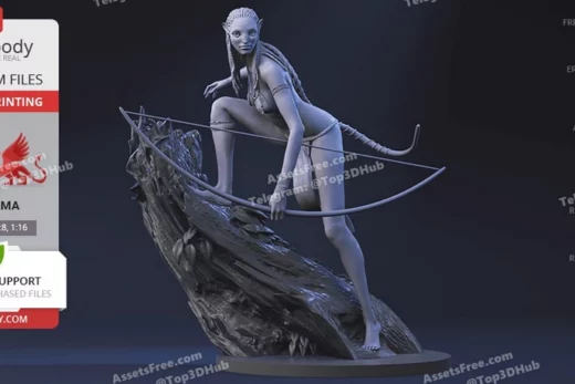 gambody – avatar neytiri - 3D model for printing | AssetsFree.com