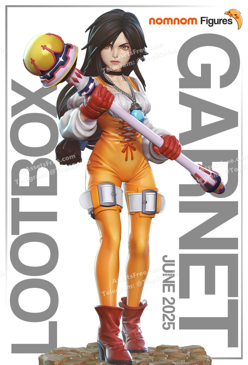 garnet til alexandros – final fantasy ix - 3D model for printing | AssetsFree.com