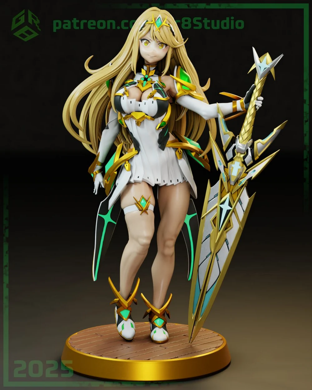 gr8tech – xenoblade – mythra - 3D model for printing | AssetsFree.com