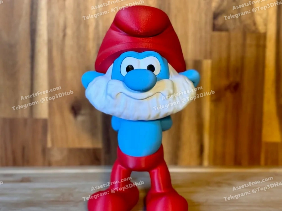 grand+schtroumpf_stls - 3D model for printing | AssetsFree.com