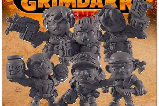 grimdark cuteness – jungle guardians - 3D model for printing | AssetsFree.com