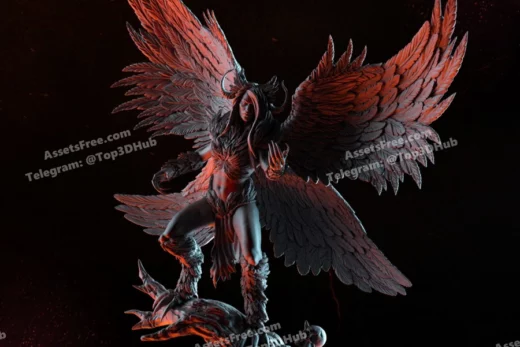 harpy dark gods - 3D model for printing | AssetsFree.com