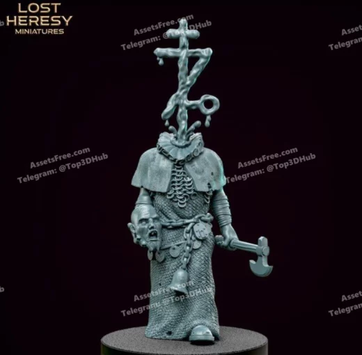 heretical_chorister supported - 3D model for printing | AssetsFree.com