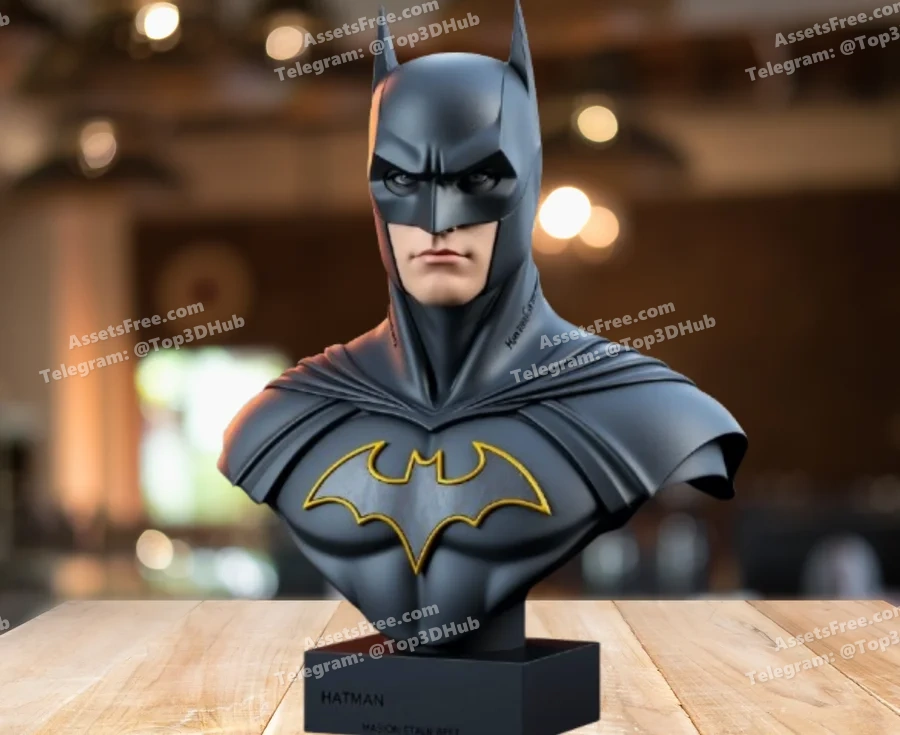 house of magic – batman bust - 3D model for printing | AssetsFree.com