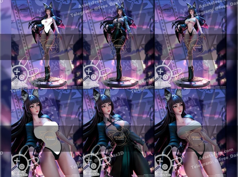 hybris studios – zenless zone zero – hoshimi miyabi – STL 3D Print Model | AssetsFree.com hybris studios – zenless zone zero – hoshimi miyabi - 3D model for printing | AssetsFree.com