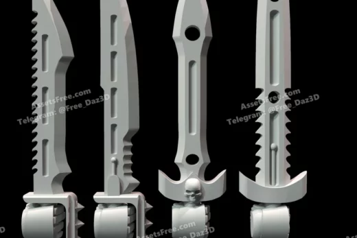 in-midnight-clad-power-weapons - 3D model for printing | AssetsFree.com