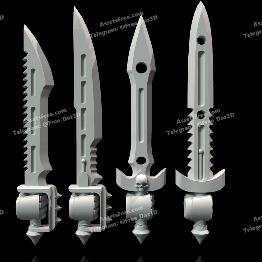 in-midnight-clad-power-weapons - 3D model for printing | AssetsFree.com