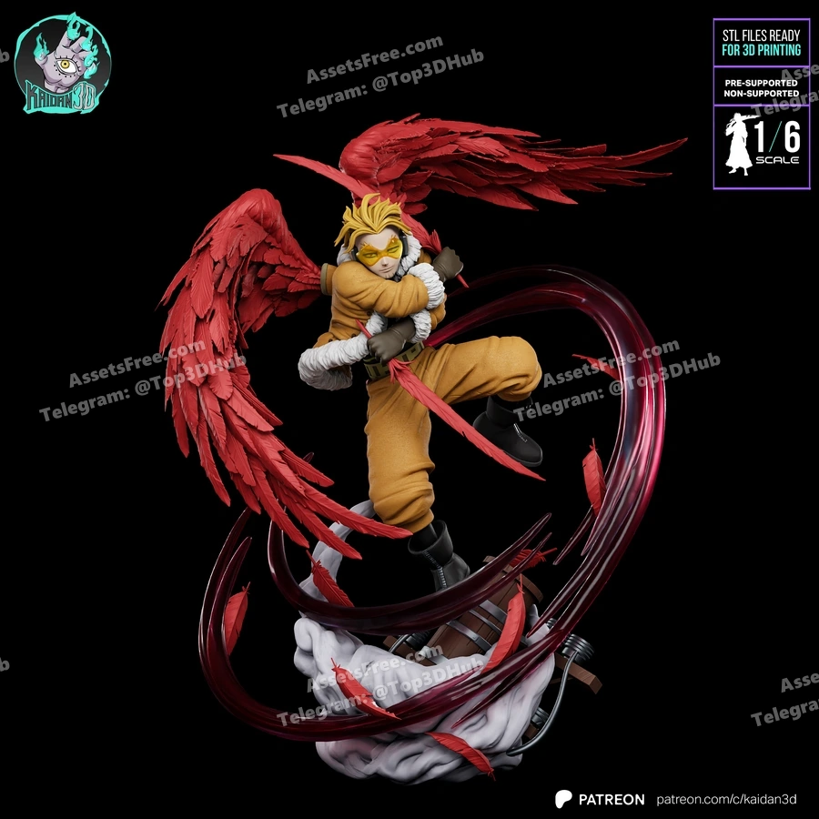 kaidan 3d hawks – STL 3D Print Model | AssetsFree.com kaidan 3d hawks - 3D model for printing | AssetsFree.com