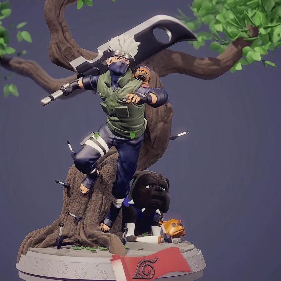 kakashi tree – STL 3D Print Model | AssetsFree.com kakashi tree - 3D model for printing | AssetsFree.com