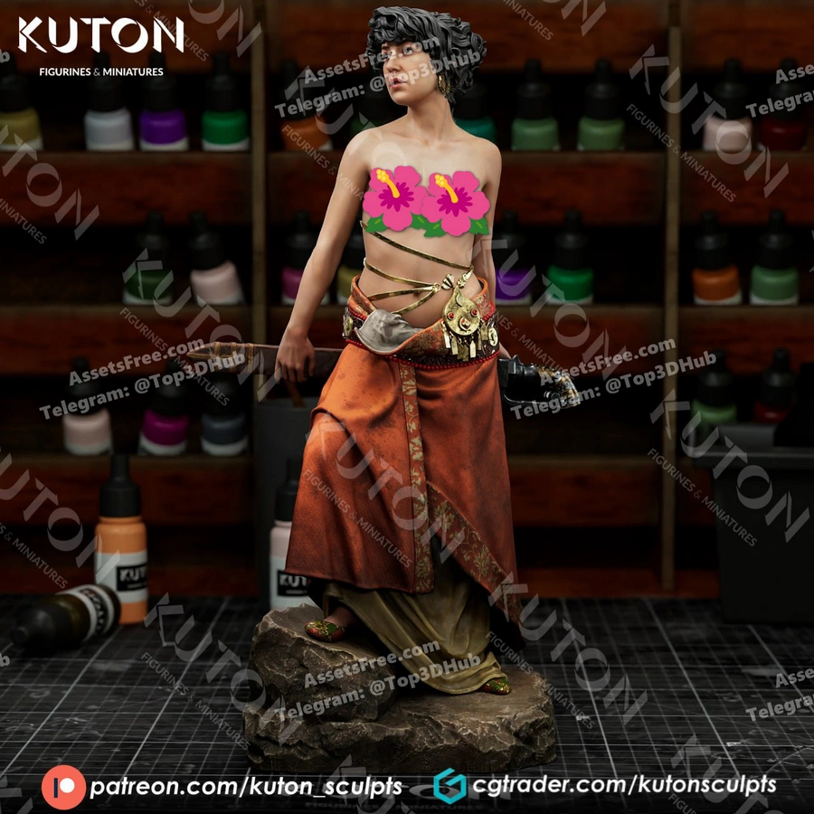 kuton figurines – salome - 3D model for printing | AssetsFree.com