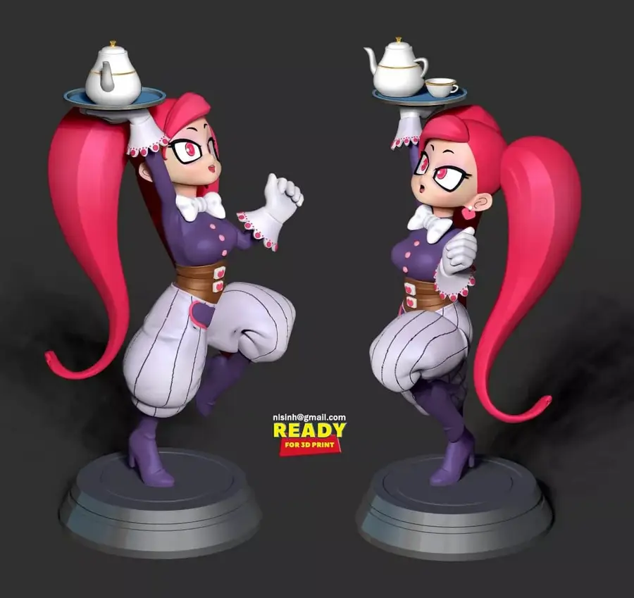 La brava my hero academia fanart @top3dhub