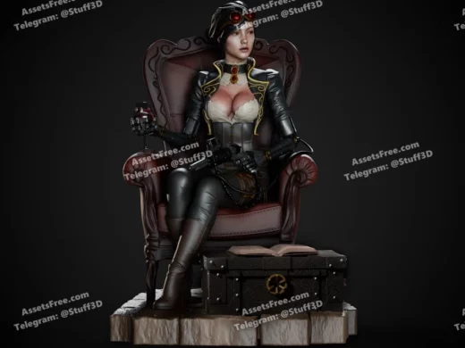 lady mechanika - 3D model for printing | AssetsFree.com