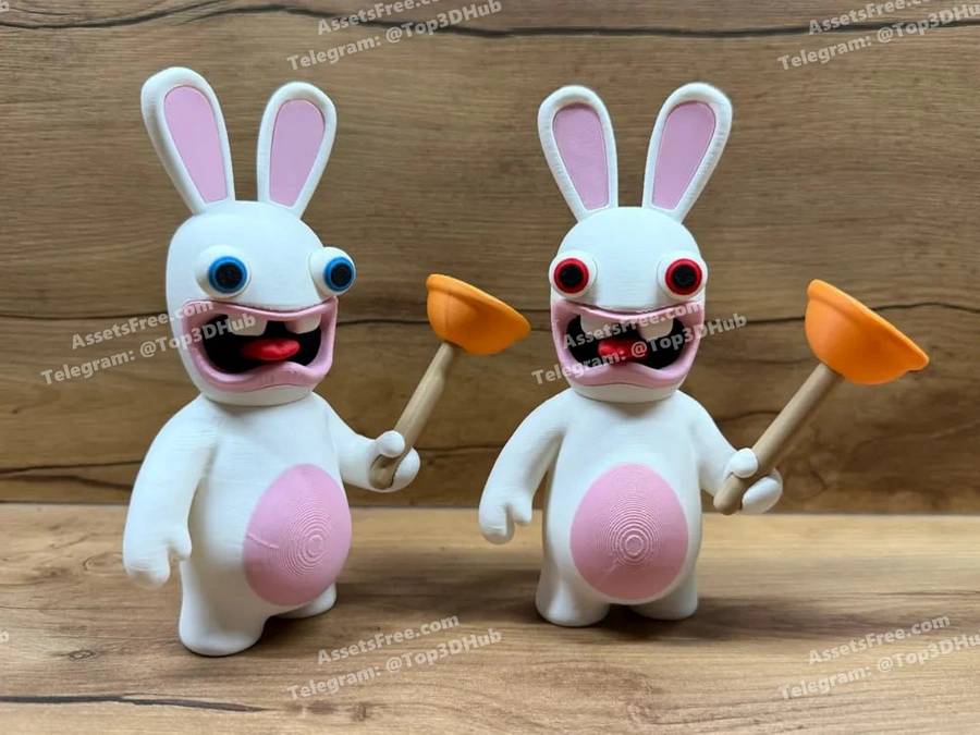 lapin+cretin+multipart_stls – STL 3D Print Model | AssetsFree.com lapin+cretin+multipart_stls - 3D model for printing | AssetsFree.com