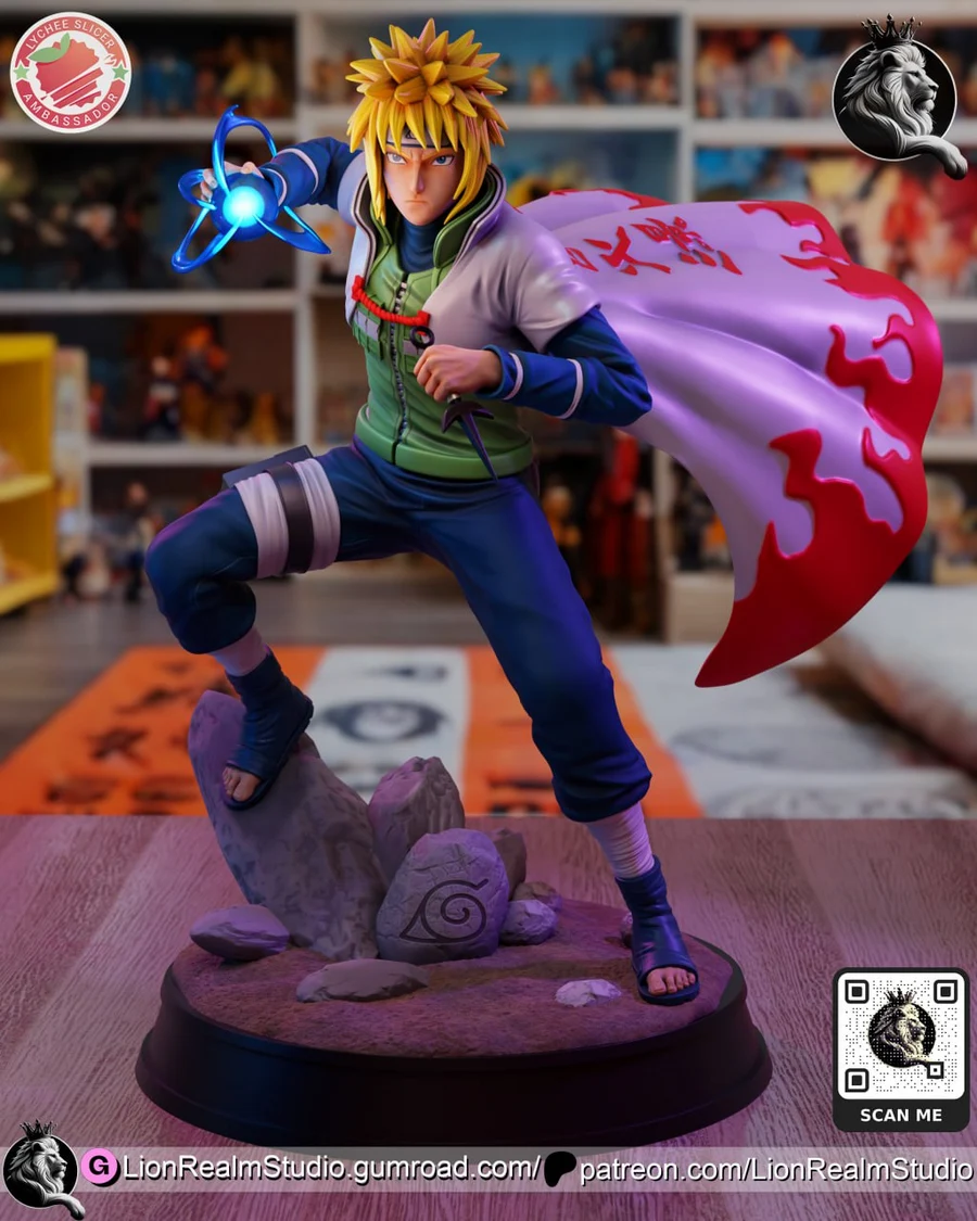 lionrealm studio – naruto – minato - 3D model for printing | AssetsFree.com