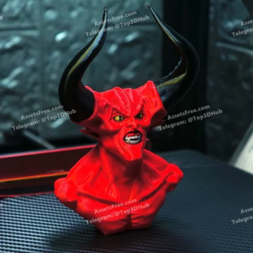 lord-of-darkness-the-legend-multicolour-support-free - 3D model for printing | AssetsFree.com