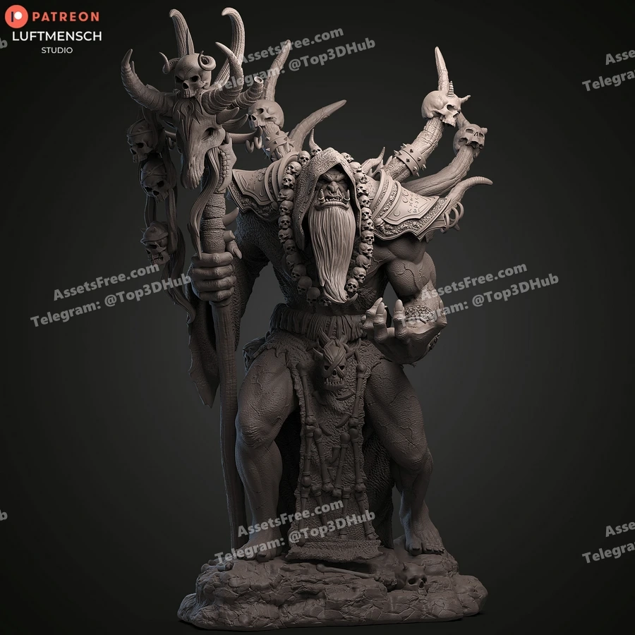 luftmensch studio – guldan – STL 3D Print Model | AssetsFree.com luftmensch studio – guldan - 3D model for printing | AssetsFree.com