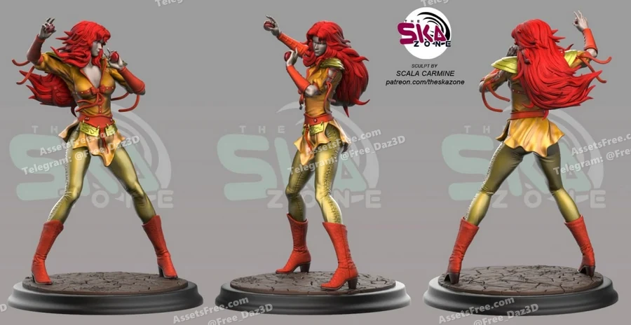 mamiya personaggio 3d print model stl - 3D model for printing | AssetsFree.com