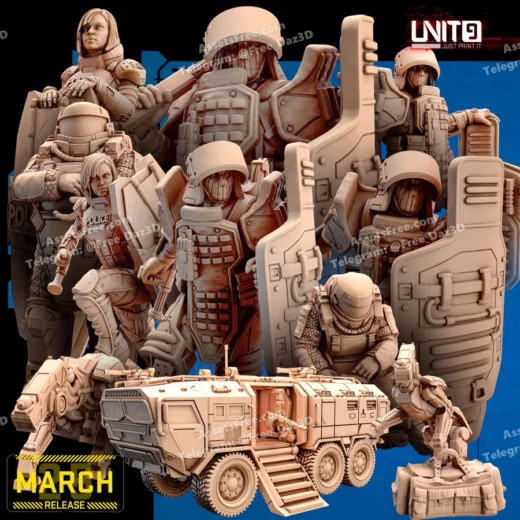 march25 release by unit9 - 3D model for printing | AssetsFree.com