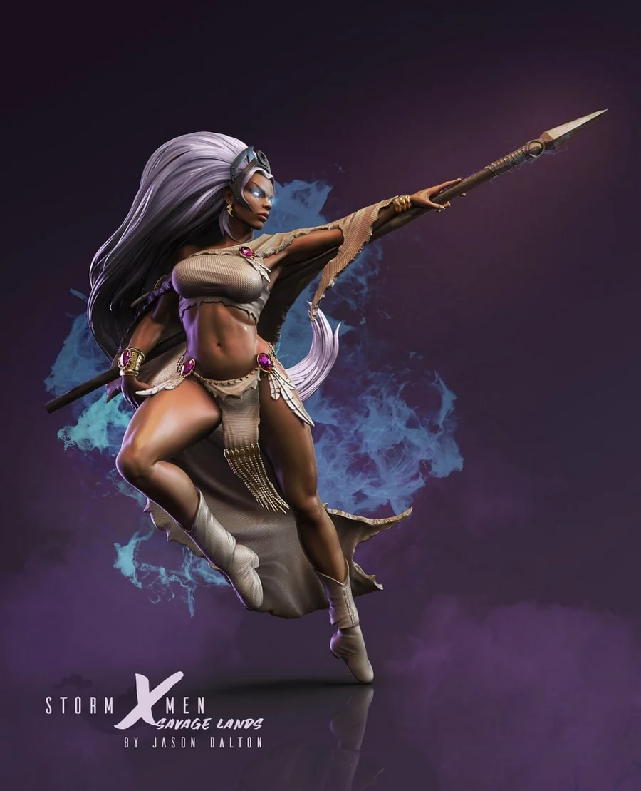 mesher17-mesher17-storm x-men savage lands - 3D model for printing | AssetsFree.com