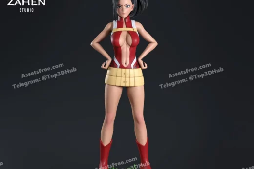 momo yaoyorozu – zahen studio - 3D model for printing | AssetsFree.com