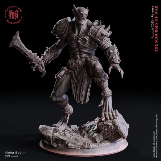 monster – alpha goblin 50 mm - 3D model for printing | AssetsFree.com