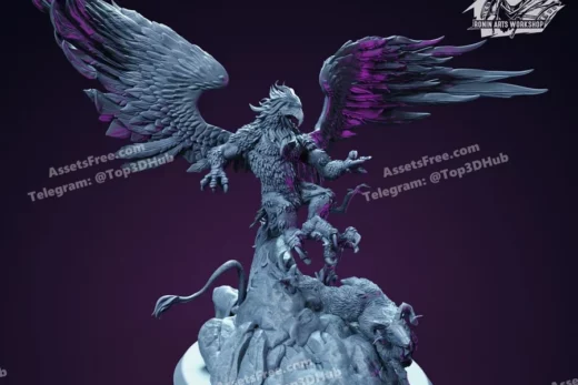 monster_griffin - 3D model for printing | AssetsFree.com
