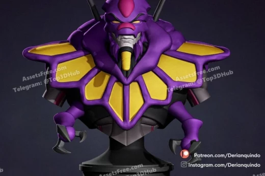 mummies alive – scarab bust - 3D model for printing | AssetsFree.com