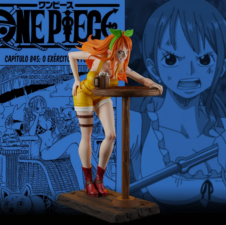 Nami one piece bronze @top3dhub