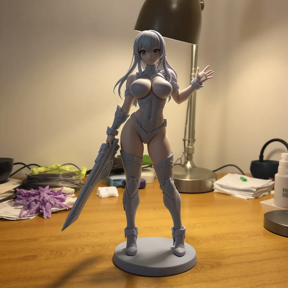 nebula4444 – anime warrior girl - 3D model for printing | AssetsFree.com