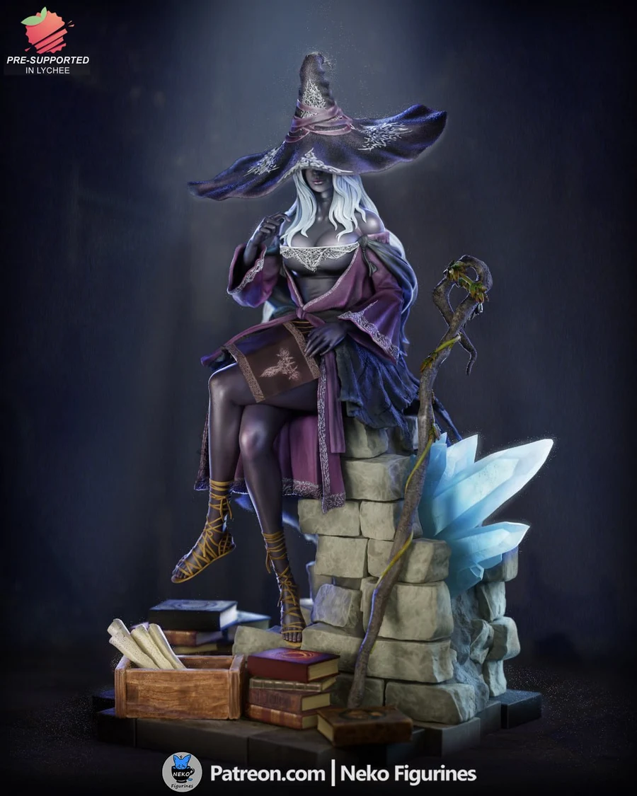 neko figurines – elden ring – recluse - 3D model for printing | AssetsFree.com