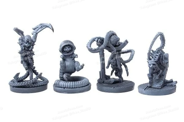 nemesis aliens minis 3d - 3D model for printing | AssetsFree.com