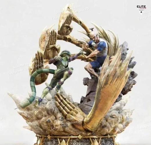 netero x meruem - 3D model for printing | AssetsFree.com