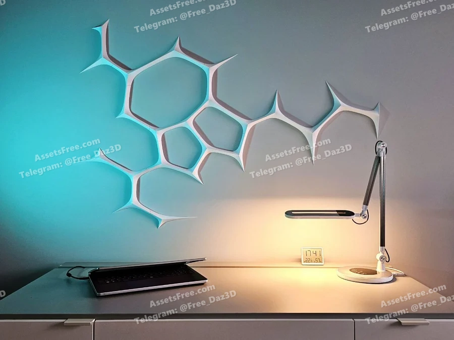 neural- network on your wall - 3D model for printing | AssetsFree.com