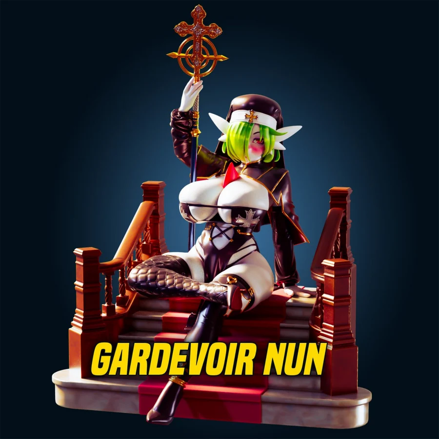 officer-rhu – pokemon – gardevoir nun - 3D model for printing | AssetsFree.com