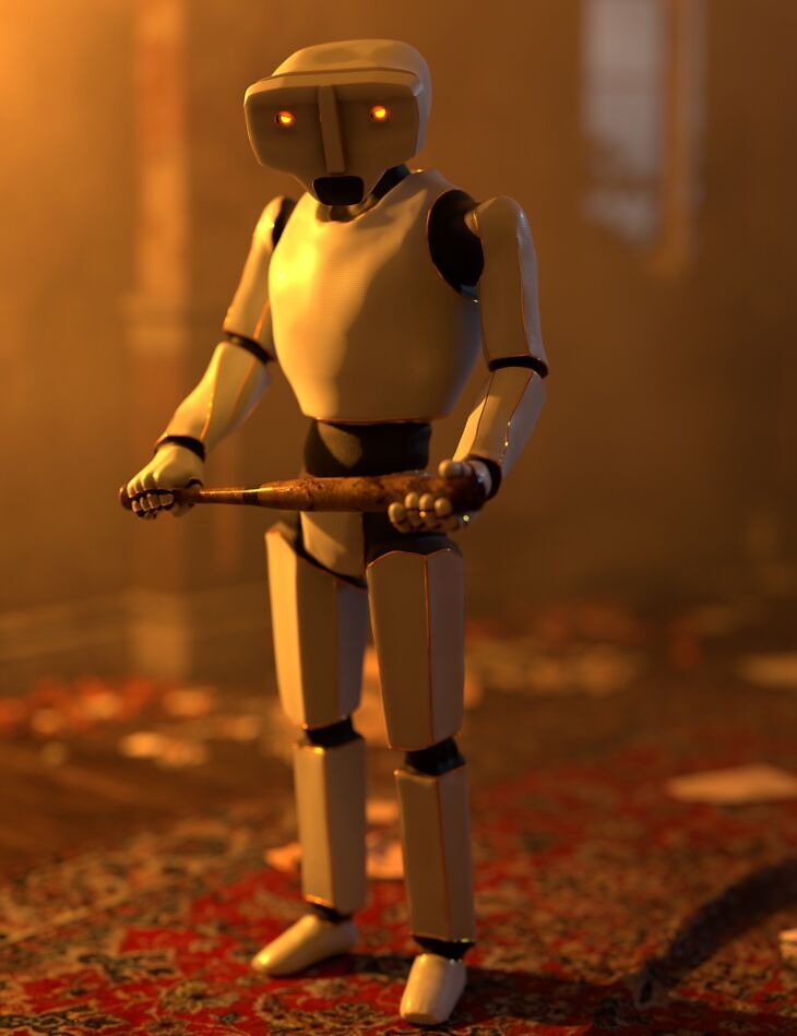 oso robot worker for genesis 9 - 3D model for printing | AssetsFree.com