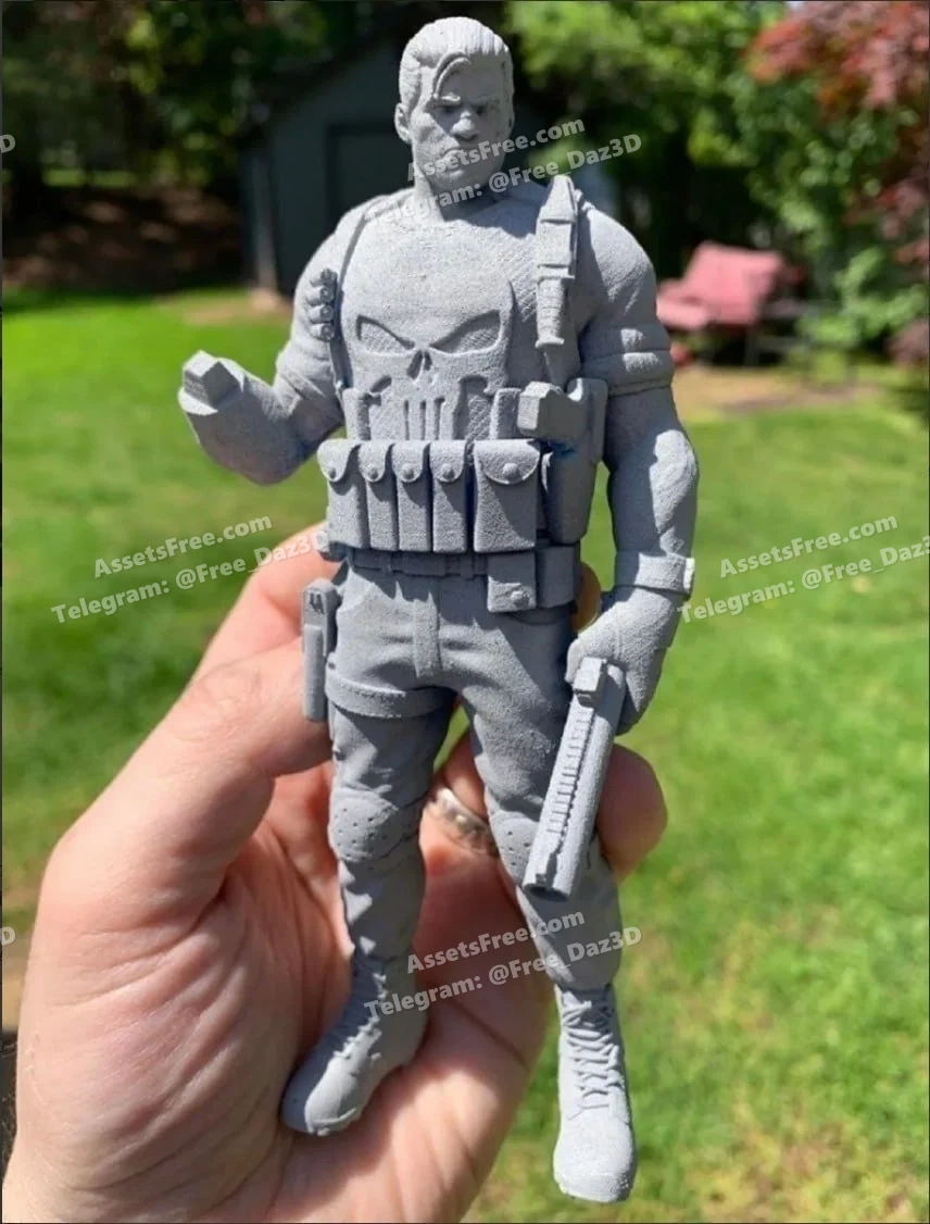 punisher_stl - 3D model for printing | AssetsFree.com