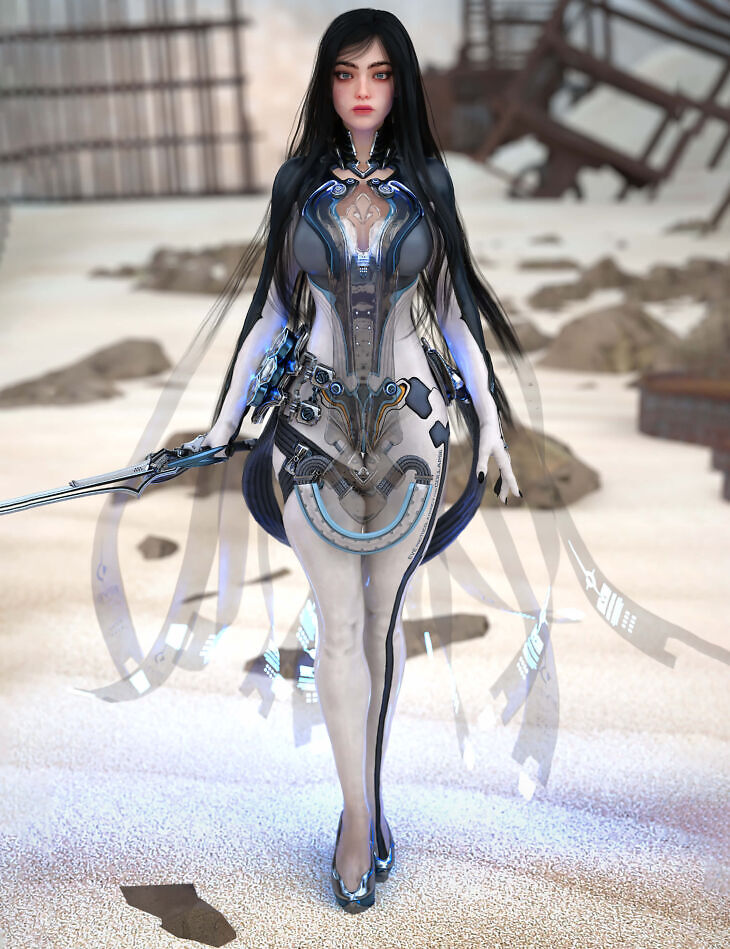 raven for genesis 8 and 81 female - 3D model for printing | AssetsFree.com