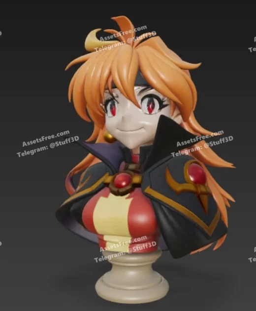 rina inverse bust - 3D model for printing | AssetsFree.com