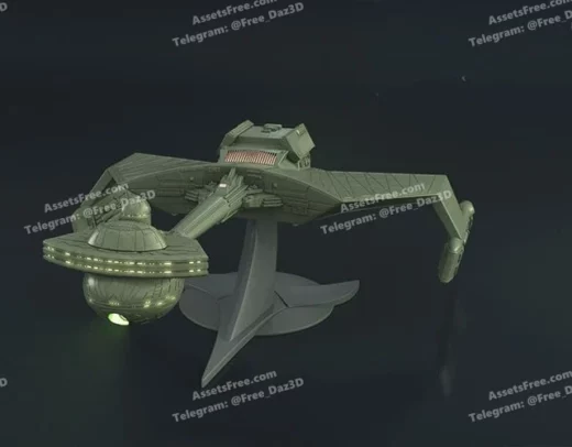 romulan warbird - 3D model for printing | AssetsFree.com