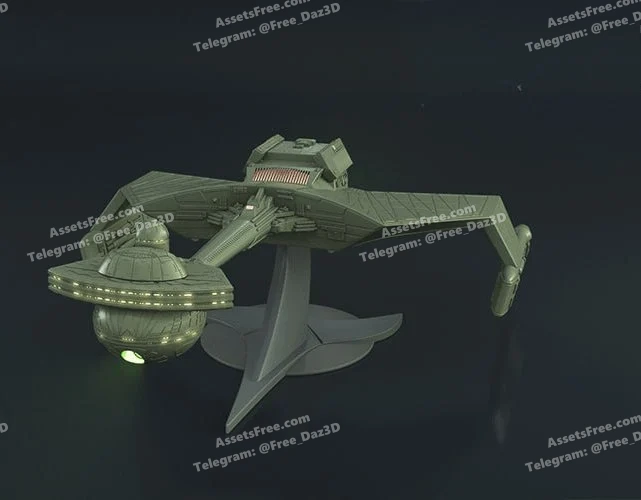 romulan warbird - 3D model for printing | AssetsFree.com
