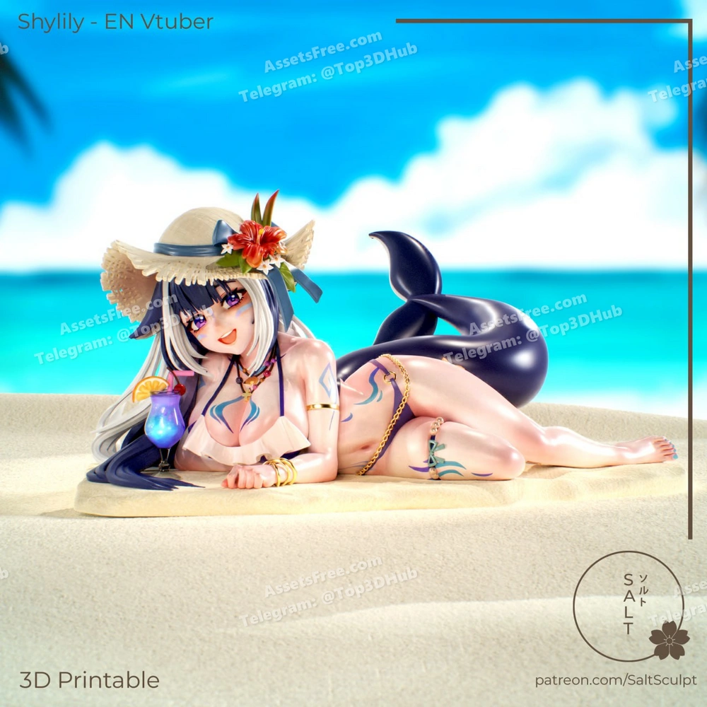saltsculpt – vtuber – shylily - 3D model for printing | AssetsFree.com