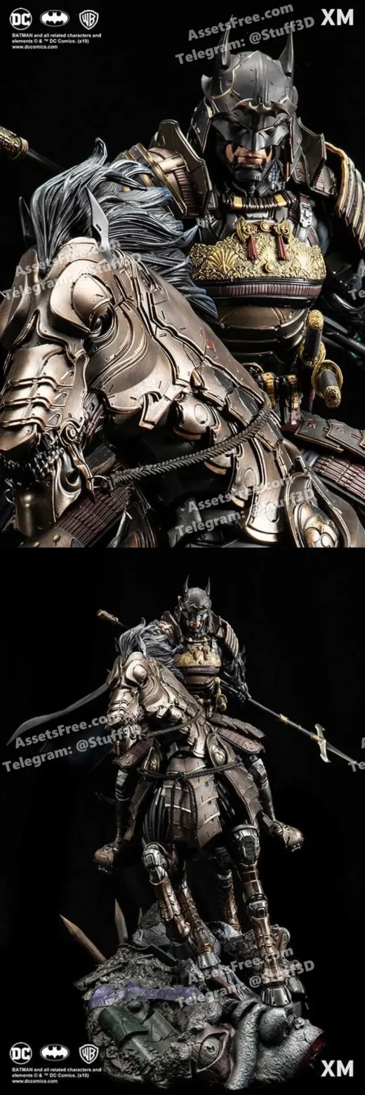 samurai batman shogun horse - 3D model for printing | AssetsFree.com