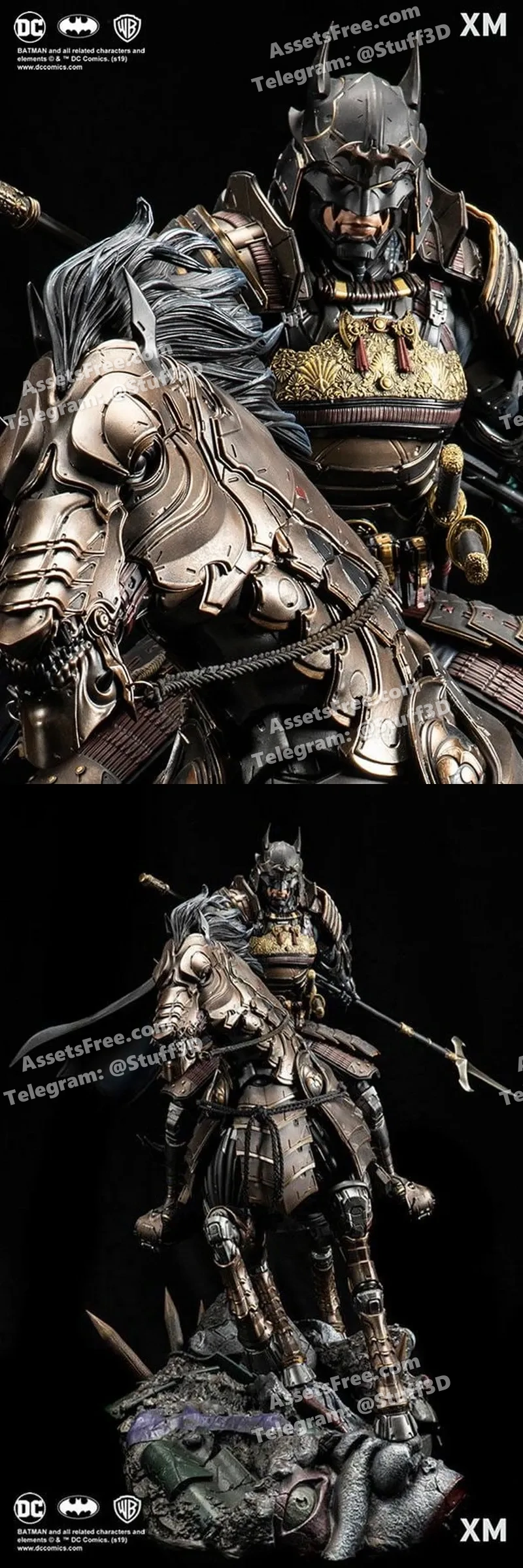 samurai batman shogun horse - 3D model for printing | AssetsFree.com