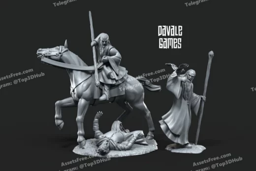 saruman - 3D model for printing | AssetsFree.com