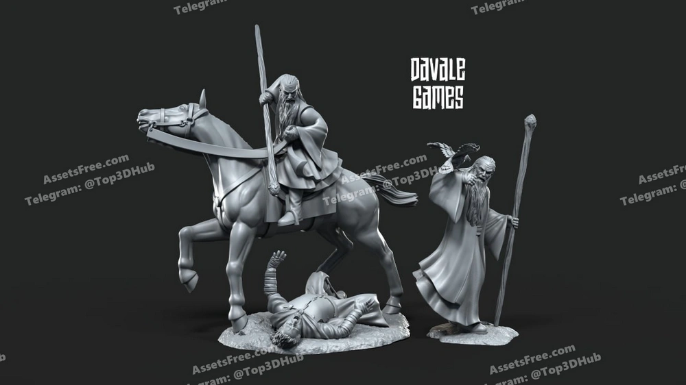 saruman - 3D model for printing | AssetsFree.com