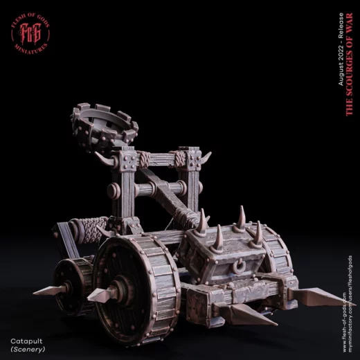 scenery – catapult - 3D model for printing | AssetsFree.com