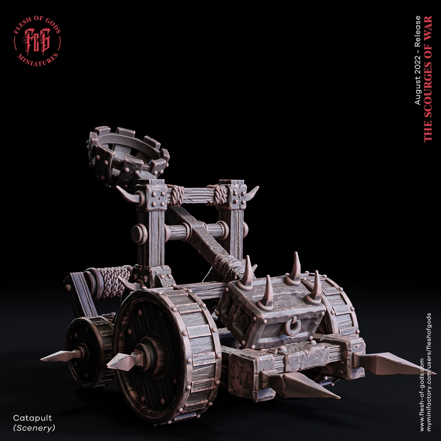 scenery – catapult - 3D model for printing | AssetsFree.com