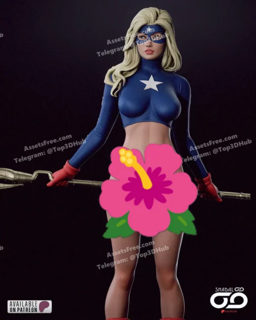 shadaloo studios-stargirl_nsfw - 3D model for printing | AssetsFree.com