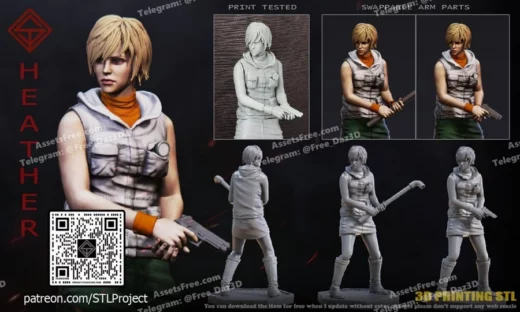 silent hill - 3D model for printing | AssetsFree.com