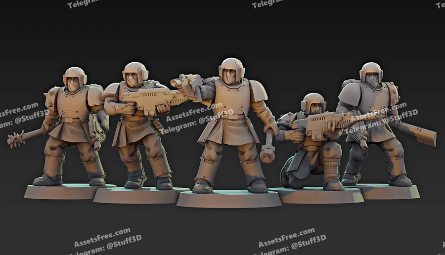 skjalos guard – skjalos regiments - 3D model for printing | AssetsFree.com